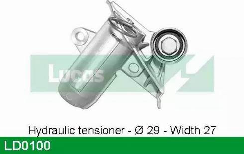 LUCAS LD0100 - Натяжний ролик, ремінь ГРМ autozip.com.ua
