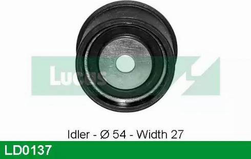 LUCAS LD0137 - Натяжний ролик, ремінь ГРМ autozip.com.ua