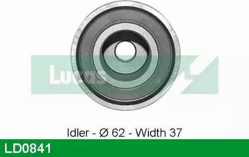 LUCAS LD0841 - Натяжний ролик, ремінь ГРМ autozip.com.ua