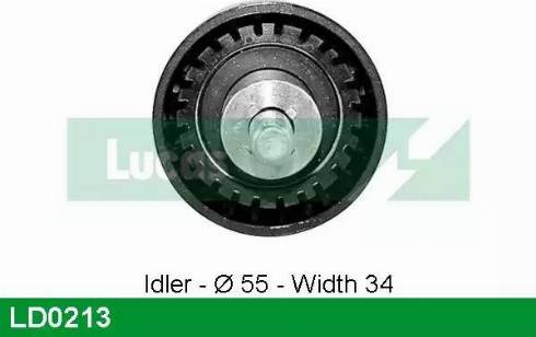 LUCAS LD0213 - Натяжний ролик, ремінь ГРМ autozip.com.ua