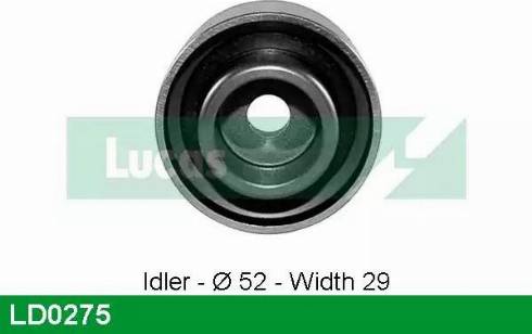 LUCAS LD0275 - Натяжний ролик, ремінь ГРМ autozip.com.ua