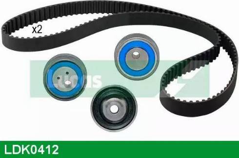 Lucas Engine Drive LDK0412 - Комплект ременя ГРМ autozip.com.ua