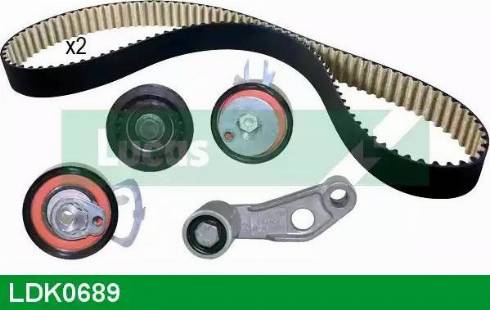 Lucas Engine Drive LDK0689 - Комплект ременя ГРМ autozip.com.ua