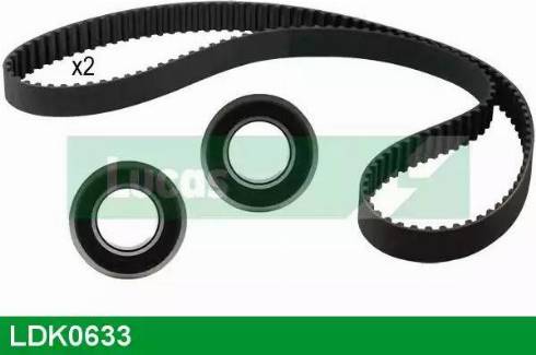 LUCAS LDK0633 - Комплект ременя ГРМ autozip.com.ua
