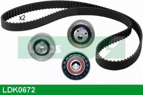 LUCAS LDK0672 - Комплект ременя ГРМ autozip.com.ua