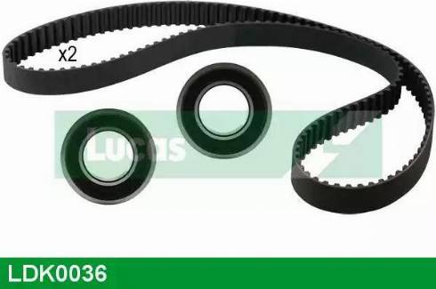LUCAS LDK0036 - Комплект ременя ГРМ autozip.com.ua