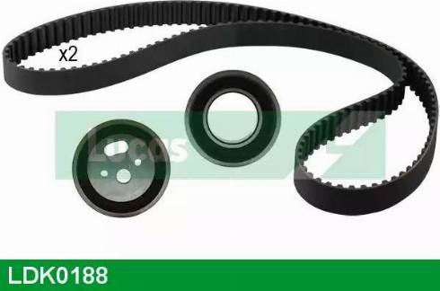 LUCAS LDK0188 - Комплект ременя ГРМ autozip.com.ua