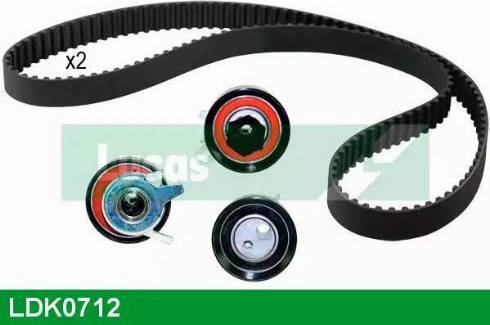 Lucas Engine Drive LDK0712 - Комплект ременя ГРМ autozip.com.ua