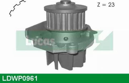 LUCAS LDWP0961 - Водяний насос autozip.com.ua