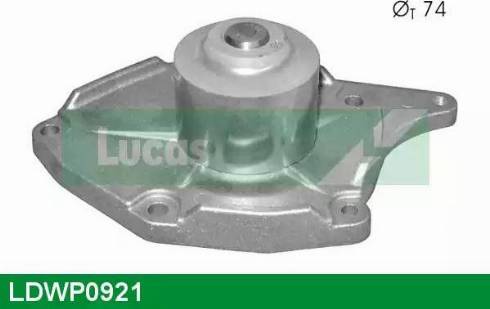 Lucas Engine Drive LDWP0921 - Водяний насос autozip.com.ua