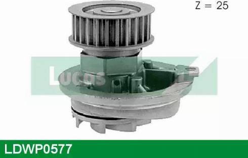 Lucas Engine Drive LDWP0577 - Водяний насос autozip.com.ua