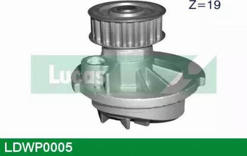 Lucas Engine Drive LDWP0005 - Водяний насос autozip.com.ua