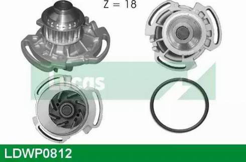 Lucas Engine Drive LDWP0812 - Водяний насос autozip.com.ua