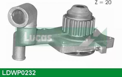Lucas Engine Drive LDWP0232 - Водяний насос autozip.com.ua