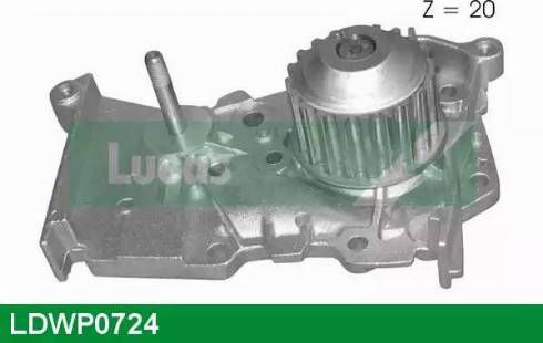 Lucas Engine Drive LDWP0724 - Водяний насос autozip.com.ua