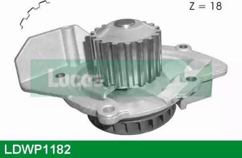 Lucas Engine Drive LDWP1182 - Водяний насос autozip.com.ua