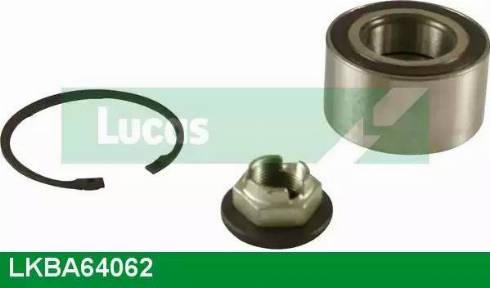 Lucas Engine Drive LKBA64062 - Комплект підшипника маточини колеса autozip.com.ua