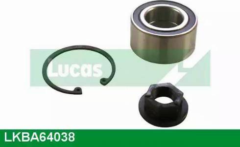 Lucas Engine Drive LKBA64038 - Комплект підшипника маточини колеса autozip.com.ua