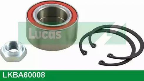 Lucas Engine Drive LKBA60008 - Комплект підшипника маточини колеса autozip.com.ua