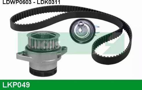 Lucas Engine Drive LKP049 - Водяний насос + комплект зубчатого ременя autozip.com.ua