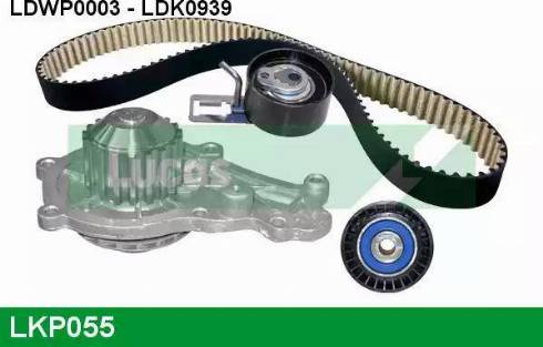 Lucas Engine Drive LKP055 - Водяний насос + комплект зубчатого ременя autozip.com.ua