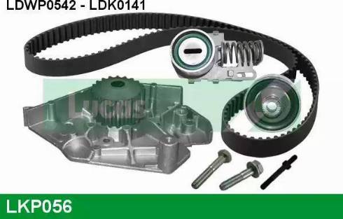 Lucas Engine Drive LKP056 - Водяний насос + комплект зубчатого ременя autozip.com.ua