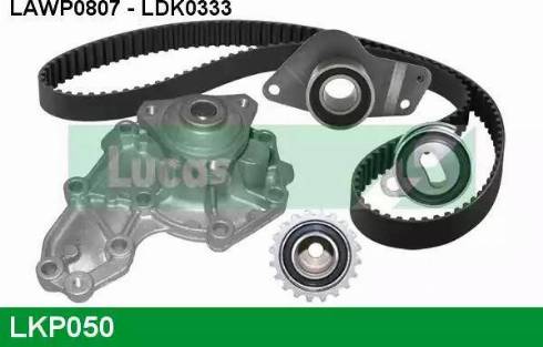 LUCAS LKP050 - Водяний насос + комплект зубчатого ременя autozip.com.ua
