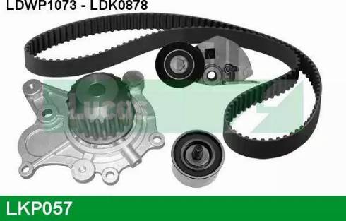 Lucas Engine Drive LKP057 - Водяний насос + комплект зубчатого ременя autozip.com.ua