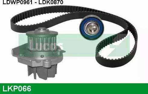 Lucas Engine Drive LKP066 - Водяний насос + комплект зубчатого ременя autozip.com.ua