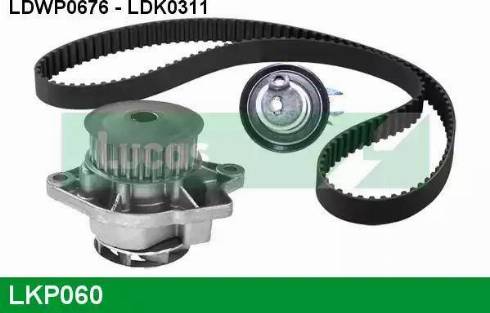 Lucas Engine Drive LKP060 - Водяний насос + комплект зубчатого ременя autozip.com.ua