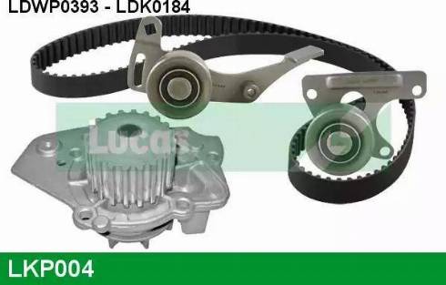 Lucas Engine Drive LKP004 - Водяний насос + комплект зубчатого ременя autozip.com.ua