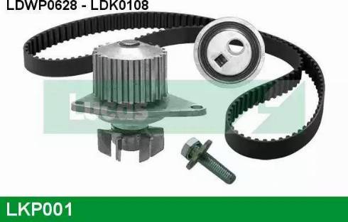 Lucas Engine Drive LKP001 - Водяний насос + комплект зубчатого ременя autozip.com.ua