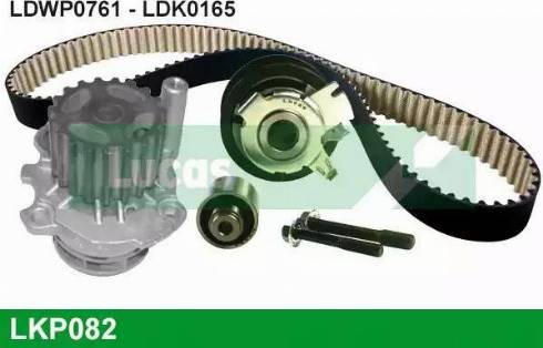 Lucas Engine Drive LKP082 - Водяний насос + комплект зубчатого ременя autozip.com.ua