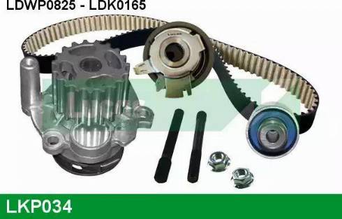 Lucas Engine Drive LKP034 - Водяний насос + комплект зубчатого ременя autozip.com.ua
