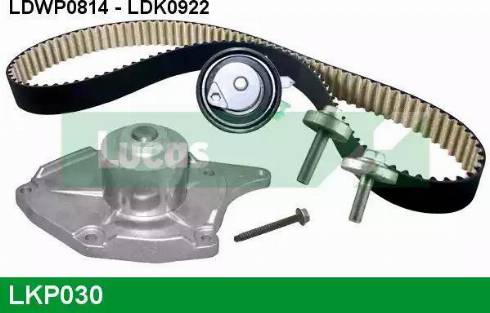 Lucas Engine Drive LKP030 - Водяний насос + комплект зубчатого ременя autozip.com.ua