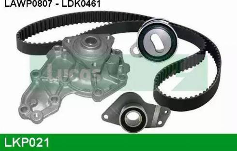 LUCAS LKP021 - Водяний насос + комплект зубчатого ременя autozip.com.ua