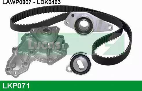 LUCAS LKP071 - Водяний насос + комплект зубчатого ременя autozip.com.ua