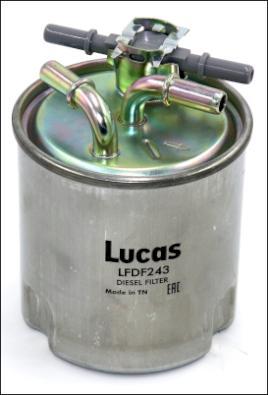 Lucas Filters LFDF243 - Паливний фільтр autozip.com.ua