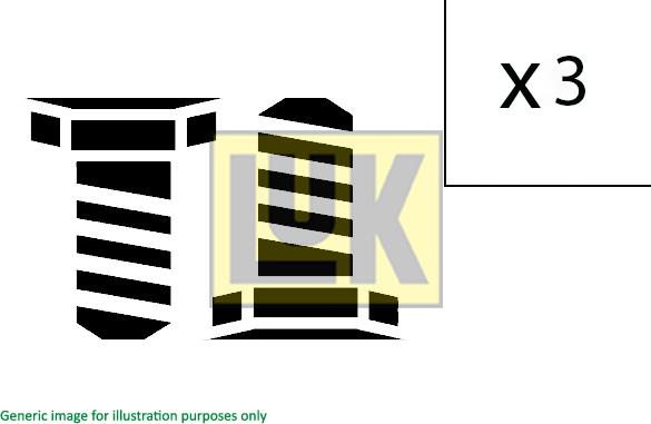 LuK 411 0156 11 - Комплект болтів, маховик autozip.com.ua