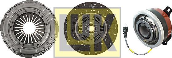 LUK 643 3463 33 - Комплект зчеплення autozip.com.ua