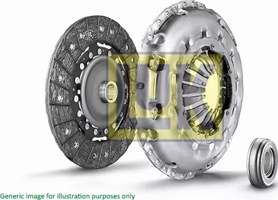 LuK 624 0744 10 - Комплект зчеплення autozip.com.ua