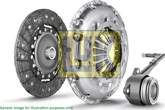 LuK 625 3228 33 - Комплект зчеплення autozip.com.ua