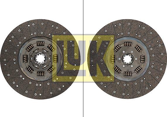 LUK 343 0214 10 - Диск зчеплення autozip.com.ua