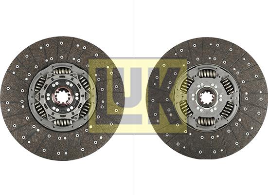 LUK 343 0229 10 - Диск зчеплення autozip.com.ua