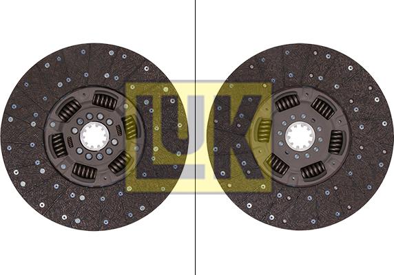 LuK 336 0012 10 - Диск зчеплення autozip.com.ua