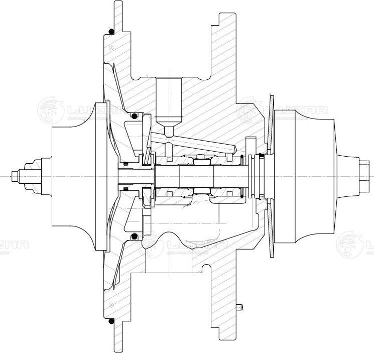 Luzar LAT 5020 - Турбокомпрессор б-корп. картридж Ford Transit 06- 2.4D тип GT2052V LAT 5020 Luzar autozip.com.ua