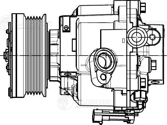Luzar LCAC0595 - Компресор, кондиціонер autozip.com.ua