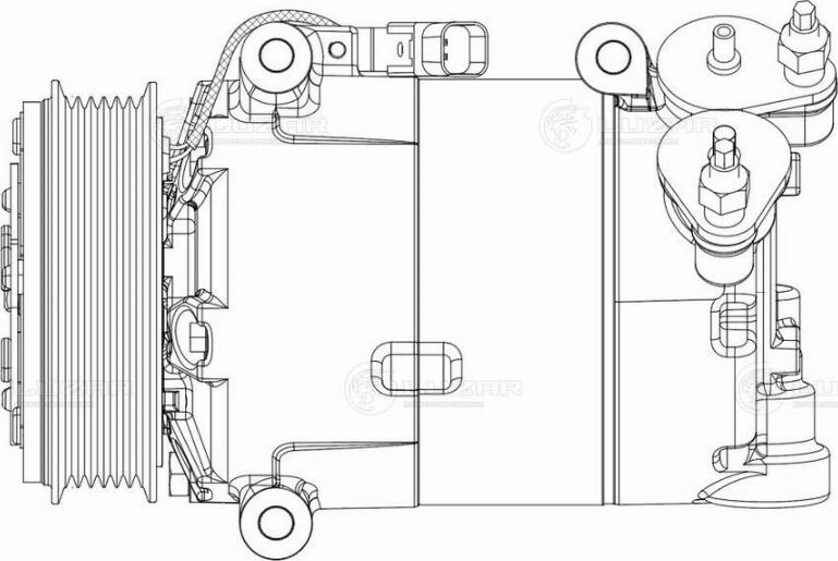 Luzar LCAC 1078 - Компресор, кондиціонер autozip.com.ua