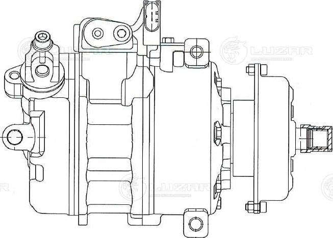 Luzar LCAC 1825 - Компресор, кондиціонер autozip.com.ua