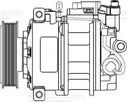 Luzar LCAC1820 - Компресор, кондиціонер autozip.com.ua